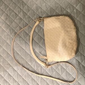 Clare V. Petit Moyen Crossbody Shoulder Purse Woven